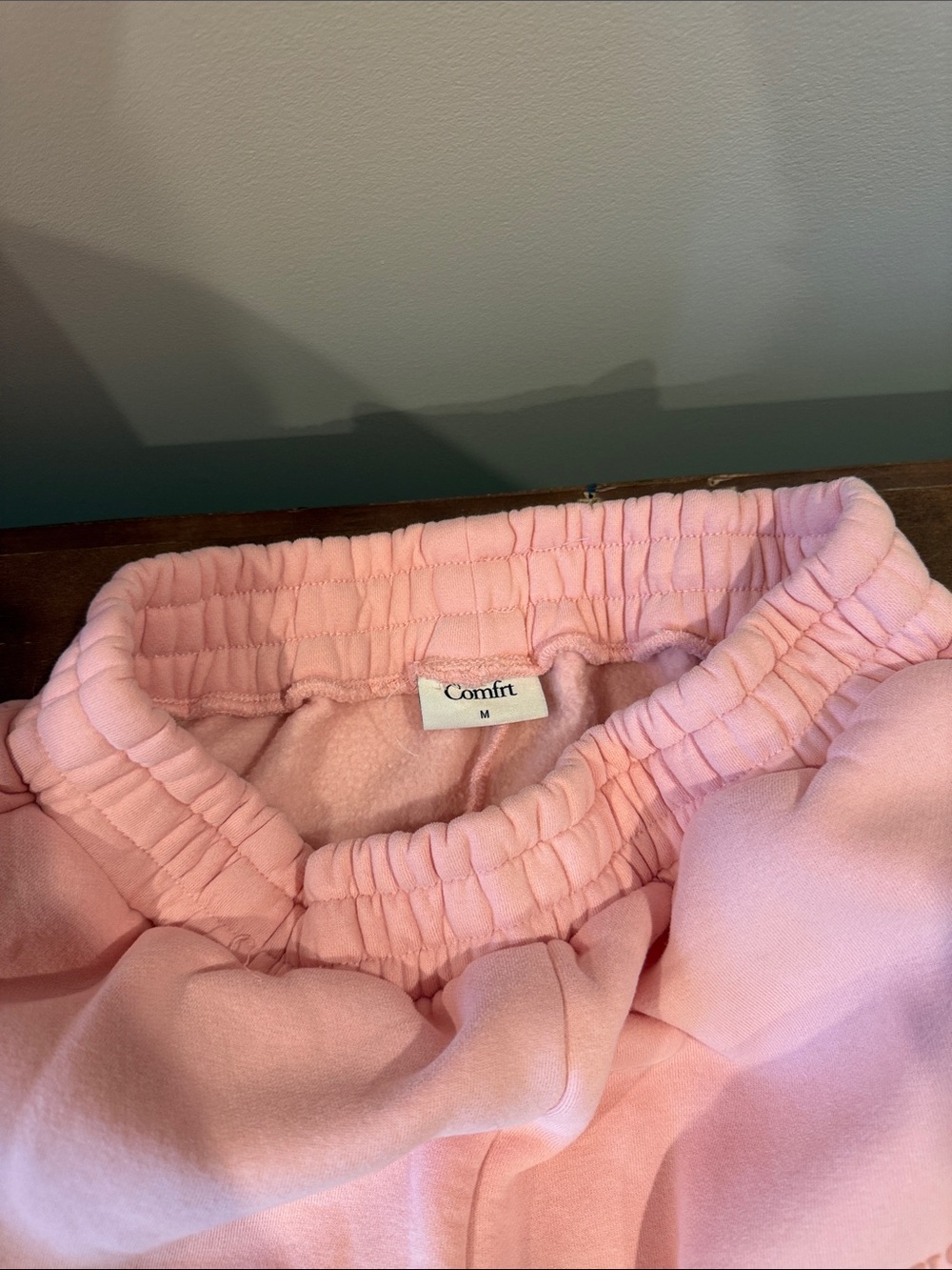Comfrt pastel collection medium straight leg sweatpants “bubblegum” - Picture 2 of 3
